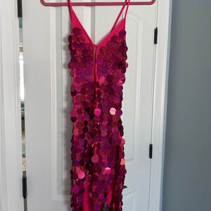 Pink Sequin Dress